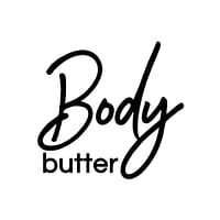 Body Butter black vinyl label