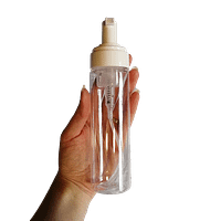200ml Clear PET Foaming Pump Bottle in hand
