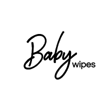 Baby wipes vinyl label