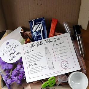 The Essential Guide Welcome Kit you get when ordering doTERRA Essential Oils