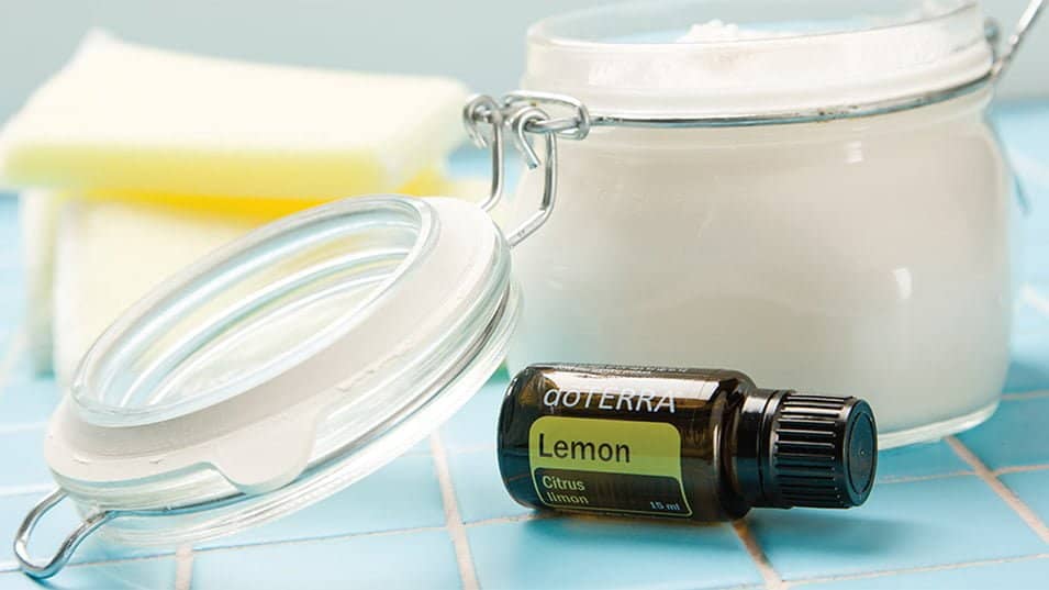 DIY Soft Scrub Cleanser using essential oils